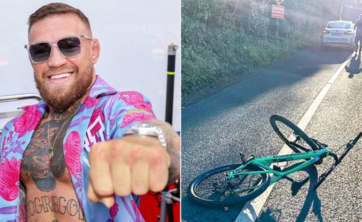 Conor McGregor may mắn thoát nạn sau khi bị xe hơi tông trúng tại quê nhà