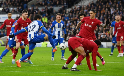 Kết quả bóng đá Brighton 2-1 Liverpool: The Kop thành cựu vô địch cúp FA