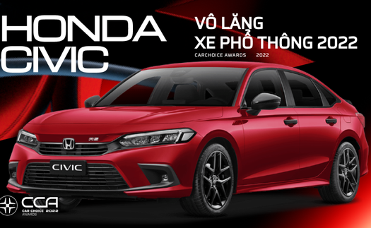 Honda Civic thắng giải ‘Vô lăng xe phổ thông 2022’