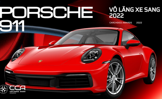 Porsche 911 thắng cách biệt giải ‘Vô lăng xe sang 2022’