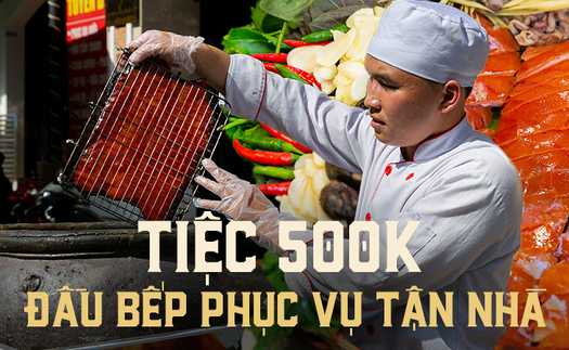 Gọi đầu bếp chở theo cái lu và con heo tộc về tận nhà để quay và phục vụ - bữa tiệc tất niên "xa xỉ" của nhiều gia đình tại Sài Gòn