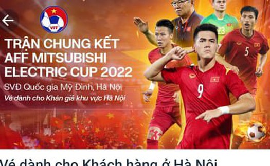 Ấn định thời gian mở bán vé chung kết AFF Cup 2022