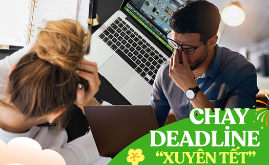 Khi công việc xâm phạm thời gian nghỉ Tết: Chạy deadline xuyên ngày đêm, mang theo laptop đi chúc Tết