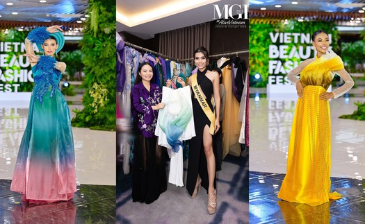 BST 'Trầm hương lạc nhạn' tại Vietnam Beauty Fashion Fest 6: Kết hợp truyền thống và hiện đại