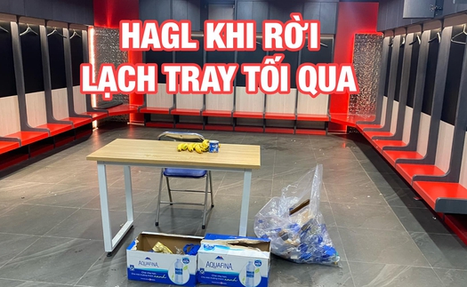 HAGL được ngưỡng mộ với hành động cực đẹp trước khi rời sân của Hải Phòng