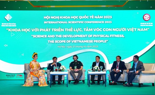 Hội nghị quốc tế 'Khoa học với phát triển thể lực, tầm vóc con người Việt Nam'