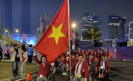 Ấm cúng lễ khai mạc ASIAN Para Games Hàng Châu