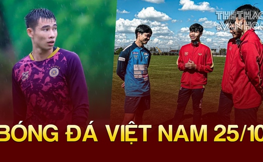 Tin nóng bóng đá Việt sáng 25/10: Văn Chuẩn được chấm điểm cao nhất Hà Nội FC, Công Phượng 'kèm' U18 Việt Nam