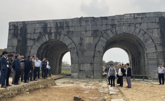 Khai quật chân móng Thành nhà Hồ để làm rõ kỹ thuật xây thành của người xưa