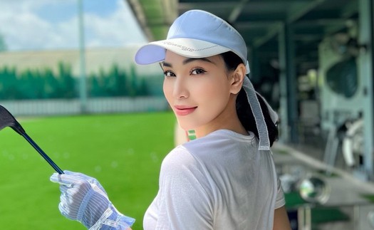 Quỳnh Thư tổ chức giải golf mừng sinh nhật