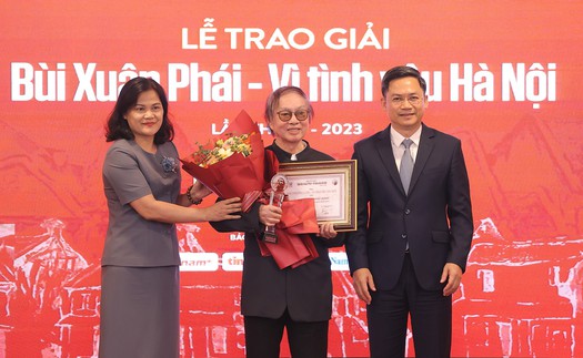 Giải thưởng Bùi Xuân Phái - Vì tình yêu Hà Nội lần 16-2023: Đạo diễn Đặng Nhật Minh được vinh danh Giải thưởng Lớn 