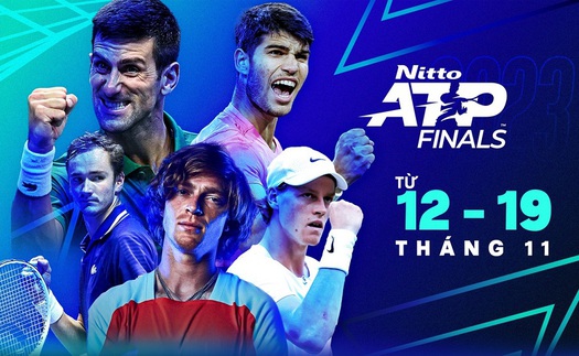 Xem trực tiếp ATP Finals 2023 ở đâu? trên kênh nào?