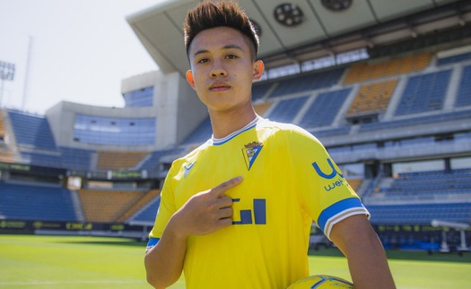 Tiền vệ Hoàng Vĩnh Nguyên trở lại Việt Nam từ Cadiz, sẵn sàng tung hoành tại V-League