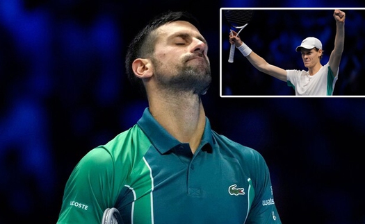 Djokovic đứt mạch bất bại, có nguy cơ bị loại khỏi ATP Finals 2023