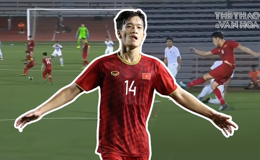 Hoàng Đức lập siêu phẩm sút xa trên sân Rizal Memorial của Philippines, ĐT Việt Nam thắng kịch tính ở phút bù giờ