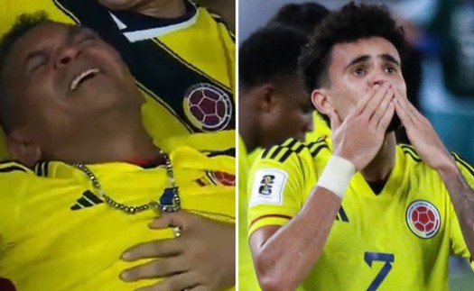 Cha Luis Diaz 'khóc ngất' trong ngày con trai lập cú đúp giúp Colombia thắng ngược Brazil