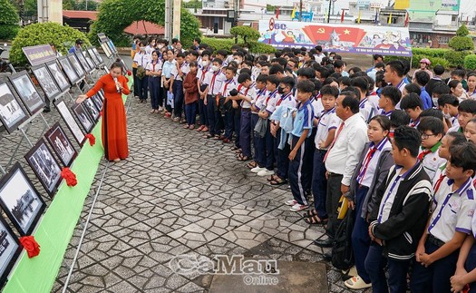 Hoạt động ngoại khóa ý nghĩa của học sinh Cà Mau