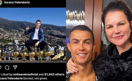 Chị gái Ronaldo có hành động gây tranh cãi sau khi Messi giành Quả bóng Vàng thứ 8