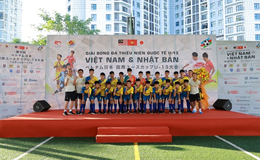 Giải bóng đá Thiếu niên quốc tế U13 Việt Nam & Nhật Bản 2023 có số đội tham dự kỷ lục