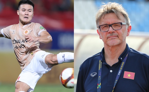 Quang Hải vô lê hụt khó tin trong ngày ĐKVĐ V-League chơi nhạt nhòa, HLV Troussier thêm nỗi lo trước Asian Cup