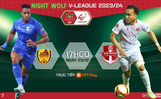 Nhận định bóng đá Quảng Nam vs Hải Phòng, V-League vòng 7 (17h00 hôm nay)