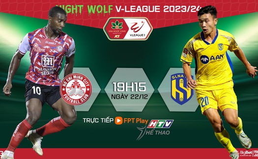 Nhận định bóng đá TPHCM vs SLNA (19h15 hôm nay), V-League vòng 7 