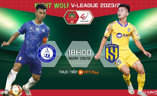 Nhận định bóng đá Khánh Hòa vs SLNA (18h00, 26/12), V-League vòng 8 