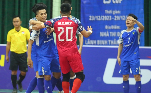 Đại diện futsal Việt Nam khiến đối thủ Malaysia thất bại đậm đà