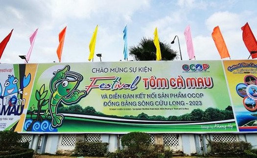 Lần đầu tiên tôm Cà Mau đi vào festival 