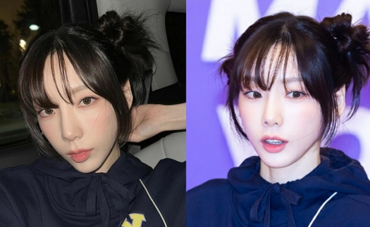 Ngược đời Taeyeon (SNSD) tự đăng ảnh thì gầy gò phát hoảng, fan chụp vội lại lung linh miễn chê ở sự kiện