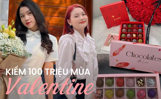 Tranh thủ bán socola mùa Valentine, dân công sở kiếm thêm 100 triệu đồng chỉ trong vài ngày 