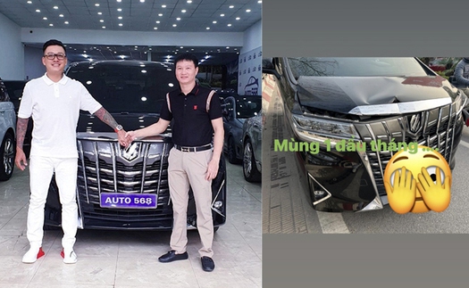 Ca sĩ Tuấn Hưng gặp nạn với chiếc xe thứ 2: Không nặng như Ferrari nhưng cũng hư hại đáng kể