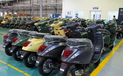 Piaggio Việt Nam tăng vốn thêm 75 triệu USD mở rộng quy mô sản xuất