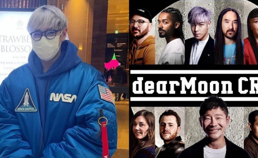 T.O.P Big Bang là công dân Hàn Quốc đầu tiên lên mặt Trăng, tự hào khoe thẻ lên tàu vũ trụ