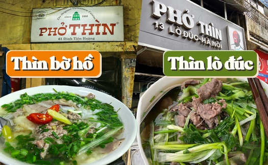 Sự khác biệt từ cách nấu nồi nước dùng đến cách bán của hai thương hiệu Phở Thìn Lò Đúc và Phở Thìn Bờ Hồ, dân thích phở liệu thích bên nào? 