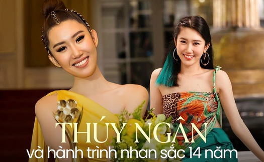 Thúy Ngân và hành trình nhan sắc 14 năm: Hiện tại quá xinh đẹp, 'ăn đứt' thời đôi mươi