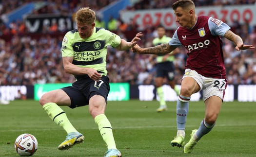 Link xem trực tiếp bóng đá Man City vs Aston Villa, Ngoại hạng Anh vòng 23