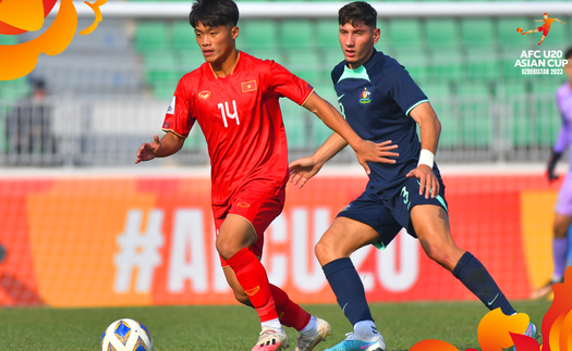 VIDEO bàn thắng U20 Việt Nam 1-0 U20 Úc, vòng bảng U20 châu Á