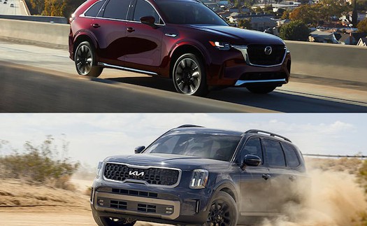 Mazda CX-90 vs Kia Telluride: SUV Nhật 'cận sang' mạnh và đắt đấu hàng hot của Hàn, về nước dễ khiến khách Việt đắn đo lựa chọn