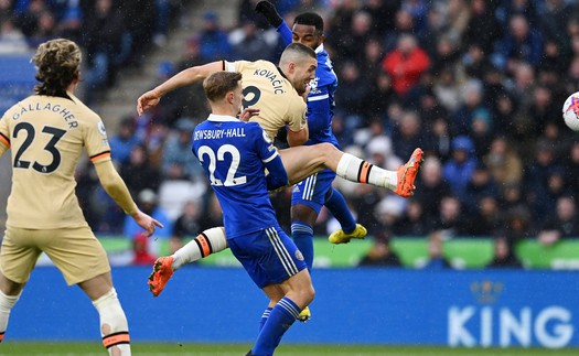 Cả ba tuyến đều lập công, Chelsea tiếp đà thăng hoa với thắng lợi dễ dàng trước Leicester