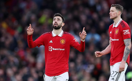 Bruno Fernandes lập cú đúp, MU nhọc nhằn vượt qua Fulham để vào bán kết cúp FA