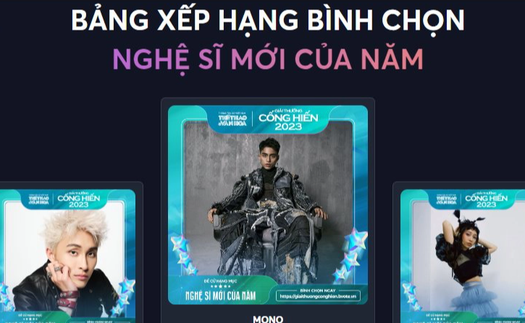 Bình chọn vòng 2 giải Cống hiến Âm nhạc: Cuộc đua sát sao của Wren Evans và MONO