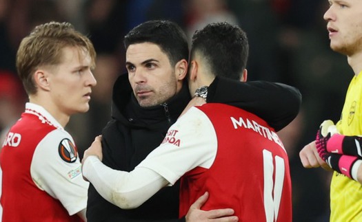 Arteta tiết lộ phản ứng bất ngờ của Martinelli sau khi thành tội đồ khiến Arsenal bị loại khỏi C2