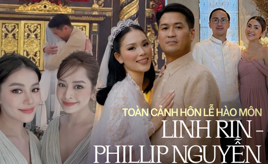 Toàn cảnh đám cưới Linh Rin - Phillip Nguyễn: Cô dâu chú rể phát 'cẩu lương', Chi Pu - Hà Tăng đọ sắc cam thường nhưng 1 khách mời gặp sự cố 