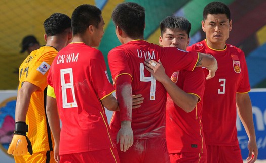 Tuyển Trung Quốc thảm bại 0-11 tại giải châu Á, nối gót Thái Lan tan mộng dự World Cup