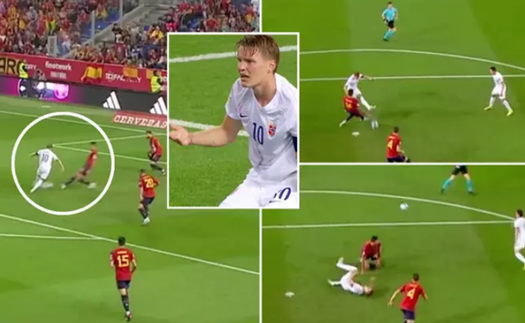 Rodri làm Odegaard bị đau, fan Arsenal chỉ ra ‘âm mưu đen tối’