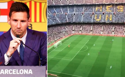 Fan Barcelona hô tên Messi tại Camp Nou, muốn siêu sao trở lại giữa thời điểm nhạy cảm