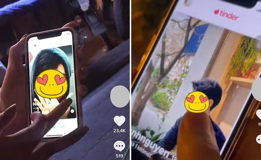 Mở TikTok ra rồi quẹt Tinder cho cả nghìn người xem, cười ha hả chê anh này xấu - chị kia nói nhiều: Tưởng vậy là duyên?