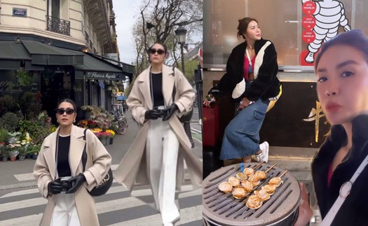 Loạt người đẹp Vbiz check-in du lịch nước ngoài: Tăng Thanh Hà sang chảnh tại Paris, siêu mẫu Minh Tú càn quét chợ đêm Đài Bắc 