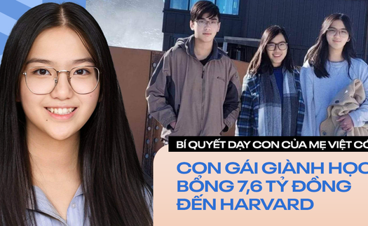 8 bí quyết của mẹ Việt giúp con gái giành học bổng 7,6 tỷ đồng của Harvard: Cùng con ngồi vào bàn học, yêu cầu con đi ngủ từ 8h30 tối, mỗi ngày luôn nói 1 câu